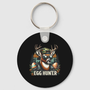 Egg Hunter Deer Buck Byckward Cap Deer Hunting Eas Keychain