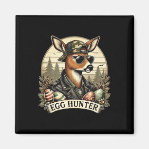 Egg Hunter Deer Buck Byckward Cap Deer Hunting Eas Magnet