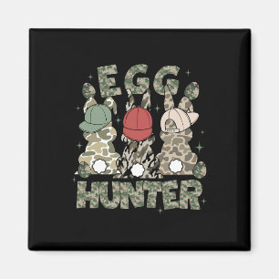 Egg Hunter Deer Buck Camo Cap Deer Hunting Easter  Magnet