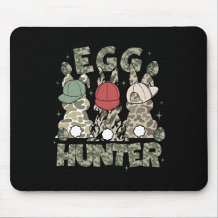 Egg Hunter Deer Buck Camo Cap Deer Hunting Easter Mouse Pad