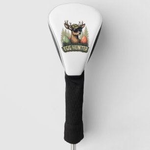 Egg Hunter Deer Buck Happy Easter Day Eggs Boys Ki Golf Head Cover