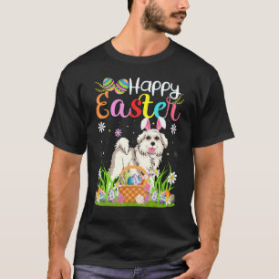 Egg Hunting Bunny Great Pyrenees Dog Happy Easter T-Shirt