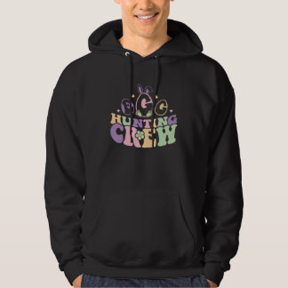 Egg Hunting Crew Cute Easter Egg for Boys Girls Hoodie