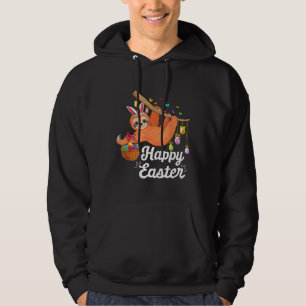 Egg Hunting Easter Sloth Hoodie