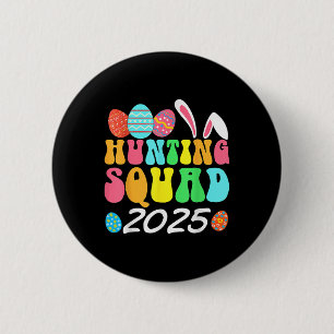 Egg Hunting Squad 2025 Easter Egg Hunt Family Matc 2 Inch Round Button