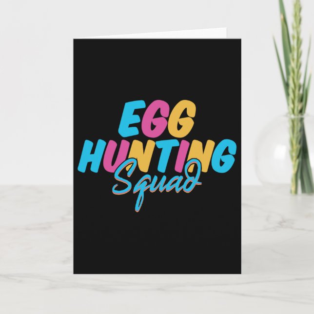 Egg Hunting Squad  Card (Front)