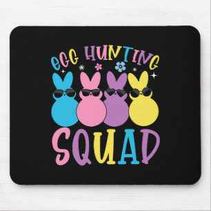 Egg Hunting Squad Crew Family Happy Easter Bunny Mouse Pad