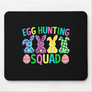 Egg Hunting Squad Crew Family Happy Easter Day Mouse Pad