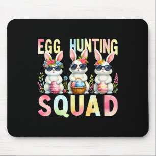 Egg Hunting Squad Easter Day Bunny Egg Hunt Happy Mouse Pad
