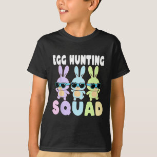 Egg Hunting Squad Funny Easter Bunnies Egg Hunt  T-Shirt