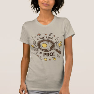 Egg in Pan Illustration – Delicious Breakfast Art T-Shirt