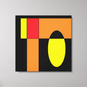 Egg Invader II - Ken Gauge Abstract Art Canvas Print