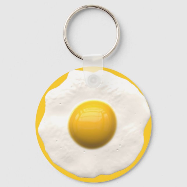 Egg Over Easy Keychain (Front)