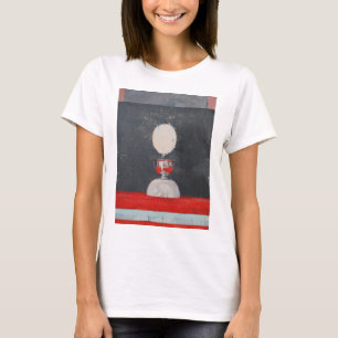 Egg over red and black T-Shirt