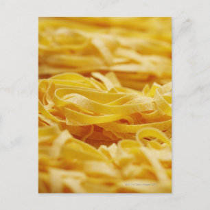 Egg Pasta, Pasta, Tagliatelle, Italian, Raw, Postcard