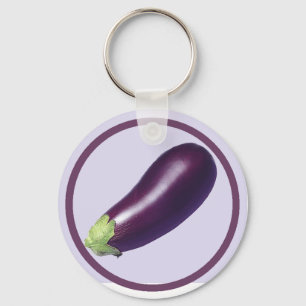 Egg Plant Keychain