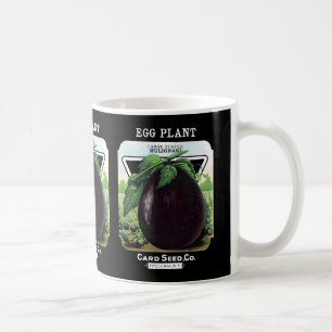 Egg Plant Seed Packet Label Coffee Mug
