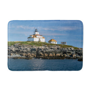 Egg Rock Lighthouse, Bar Harbour Maine Bath Mat