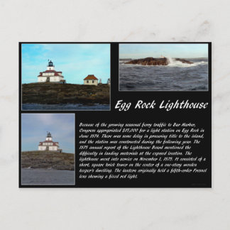 Egg Rock Lighthouse Postcard