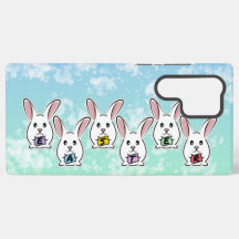 Egg Shaped Easter Rabbits