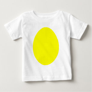 Egg Solid Yellow jGibney The MUSEUM Zazzle Gifts Baby T-Shirt