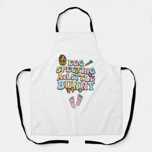 Egg Specting A Little Bunny Easter Pregnancy Annou Apron
