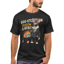 Egg-stortion Season Funny Easter Bunny