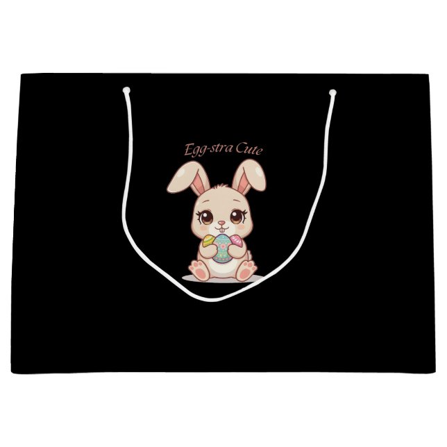 Egg-stra Cute Large Gift Bag (Front)