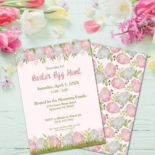 Egg-stra Sweet Customizable Easter Egg Hunt Invitation