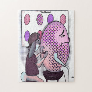 Egg tattoos Jigsaw Puzzle