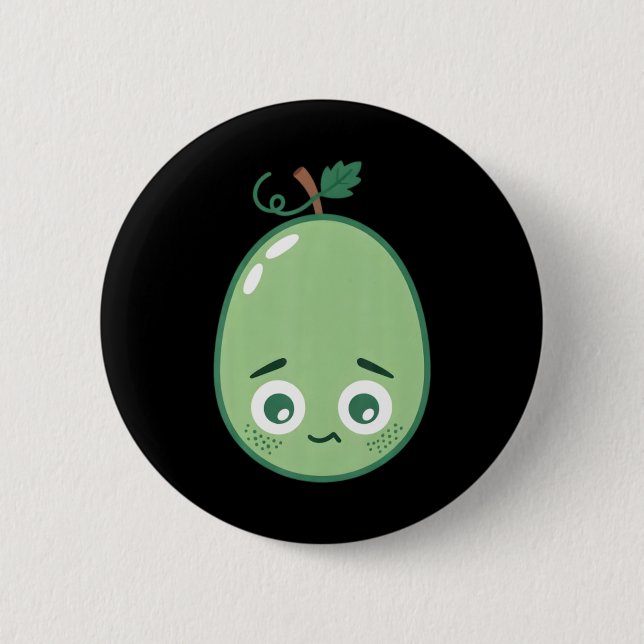 Egg Teacher Halloween Smart Cookie 2 Inch Round Button (Front)
