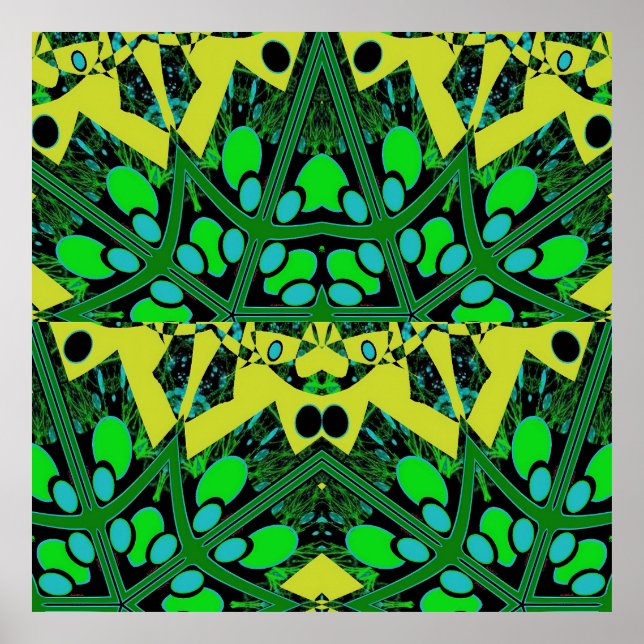 Egg Theory III - Ken Gauge Abstract Poster (Front)