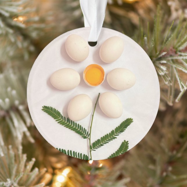 Egg Yolk Flower Ornament (Tree)