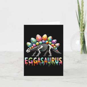 Eggasaurus Easter Dinosaur Boys Kids Toddler Stego Card