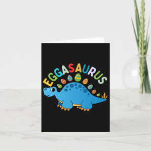 Eggasaurus Easter Egg Hunt Dinosaur Stegosaurus To Card