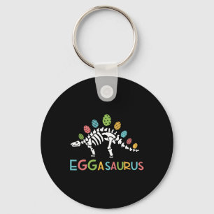 Eggasaurus Easter Stegosaurus Dinosaur Boys Kids T Keychain