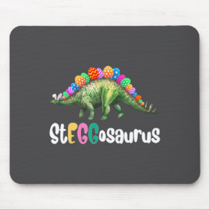 Eggasaurus Easter Stegosaurus Egg Dinosaur Easter  Mouse Pad