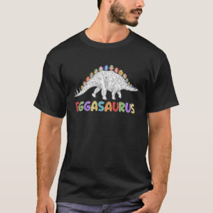 Eggasaurus Stegosaurus Egg Dinosaur Happy Easter D T-Shirt