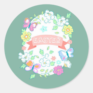 Eggcellent Easter Classic Round Sticker