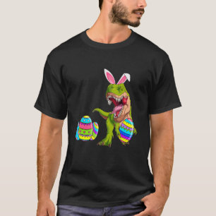 Eggcellent Eggs Cellent Hunter Dinosaur Bunny T Re T-Shirt