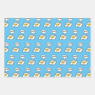Eggcellent Sunny Side Up Wrapping Paper