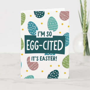 Eggcited Easter Season Card