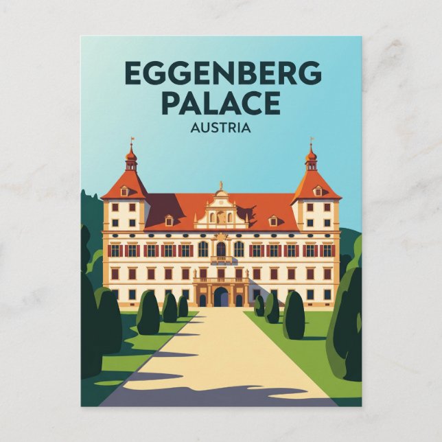 Eggenberg Palace Austria Postcard (Front)