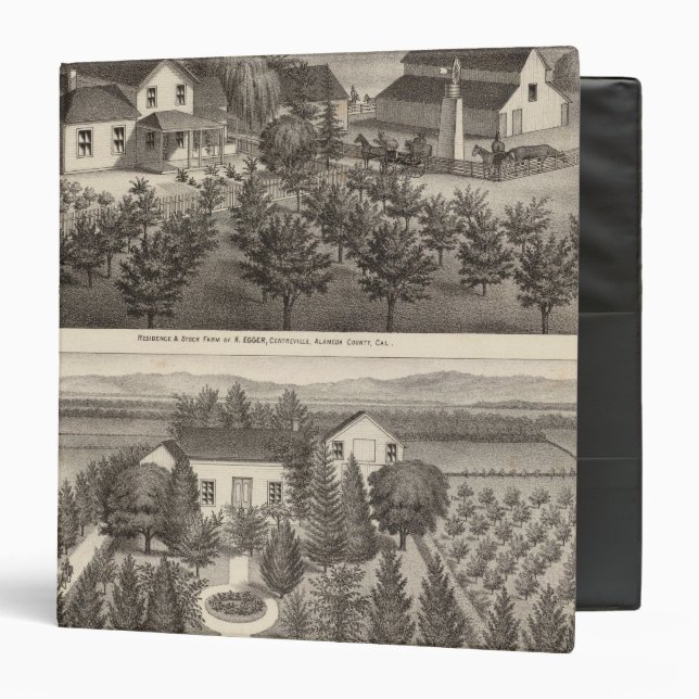 Egger, Haines residences, farms Binder (Front/Inside)