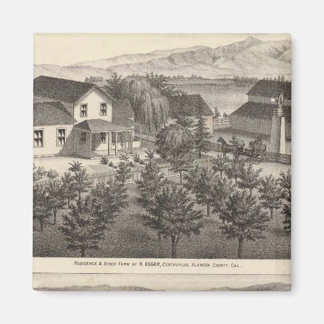 Egger, Haines residences, farms Magnet (Front)