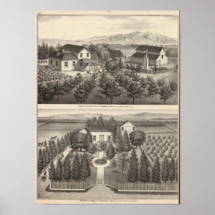 Egger, Haines residences, farms Poster