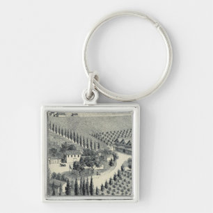 Eggers Vineyard, Fresno Keychain
