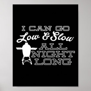 Egghead Funny Bbq Kamado Smoker Grilling Pitmaster Poster