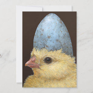 Egghead peep flat card