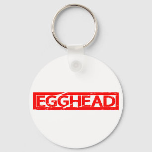 Egghead Stamp Keychain